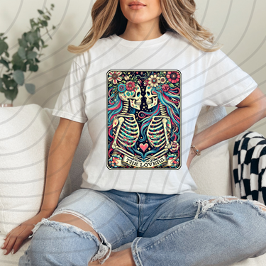 The Lovers Tarot Direct-To-Film Transfer